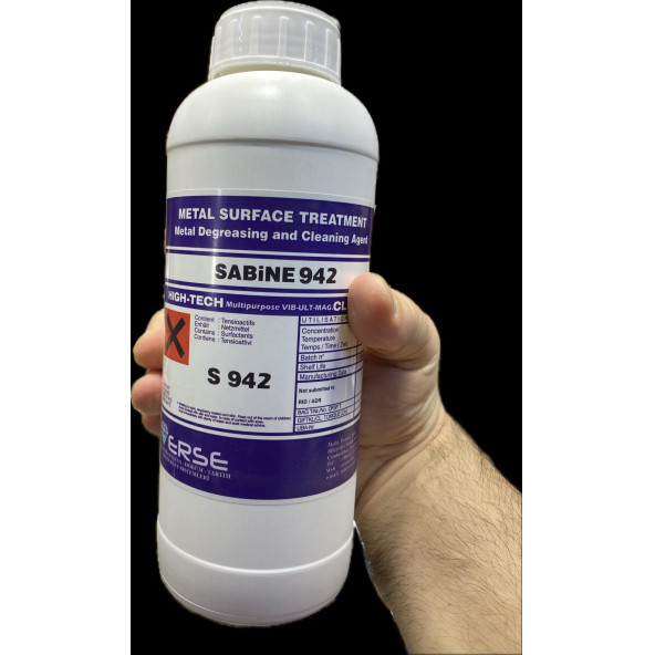 Sabine 942 Ultrasonik,Vibrasyon ve Manyetik Makina Şampuanı 1KG ürün görseli 1