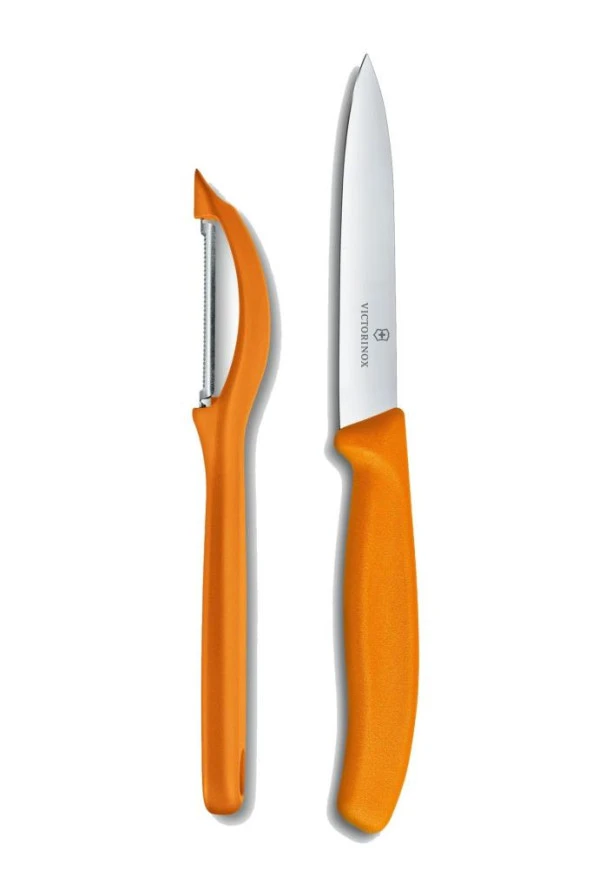 Victorinox Turuncu Soyacak Ve Bıçak Seti ürün görseli 1