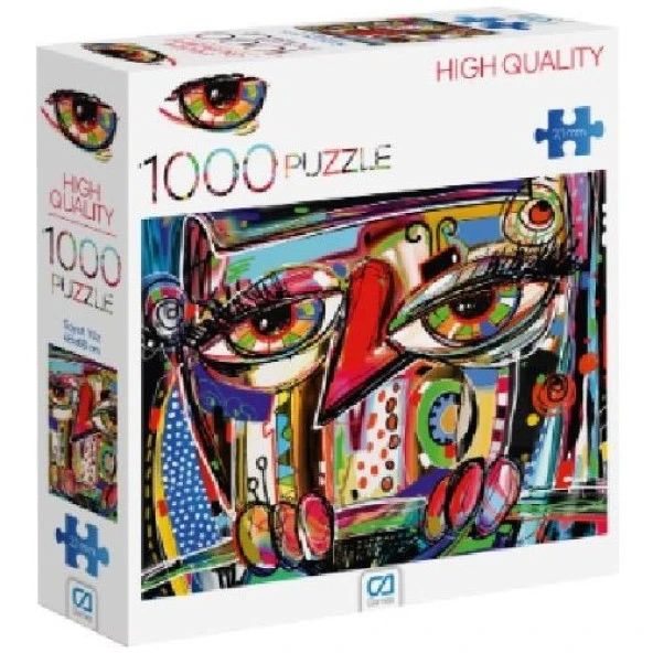 Ca Games Puzzle 1000 Parça Soyut Yüz Ca1000-7029 ürün görseli 1