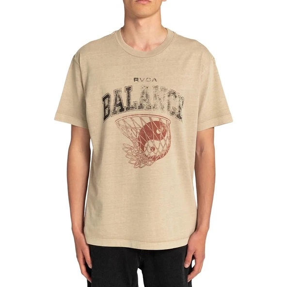 Rvca UVYZT00417 Hoops Ss Tee Erkek Tişört - Resim 3