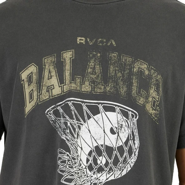 Rvca UVYZT00417 Hoops Ss Tee Erkek Tişört - Resim 3