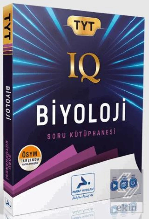 TYT IQ Biyoloji Soru Kütüphanesi PRF Yayınları ürün görseli 1