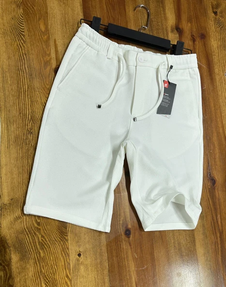 Demente Erkek Kayra Kumaş Beli Lastikli Şort Jogger ürün görseli 1