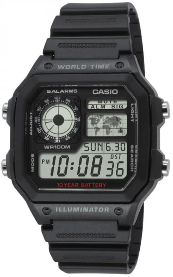 Casio Ae-1200wh-1avdf Dijital Erkek Kol Saati