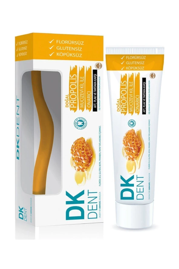 Dk Dent Propolis Onarıcı Diş Macunu Diş Fırçası 75 ml 8697916000051 ürün görseli 1