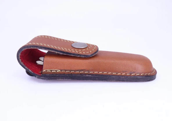 Deri Çakı Kılıfı - Taba 13 cm - Resim 3