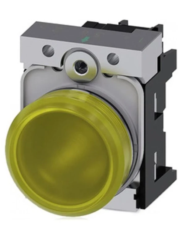 Siemens 3Sb3604 6Ba30 3Sb3 Metal Seri 22Mm Komple Sinyal Lambası 250V A Direk Beslemeli Ampulsüz Soket Ve Ka ürün görseli 1