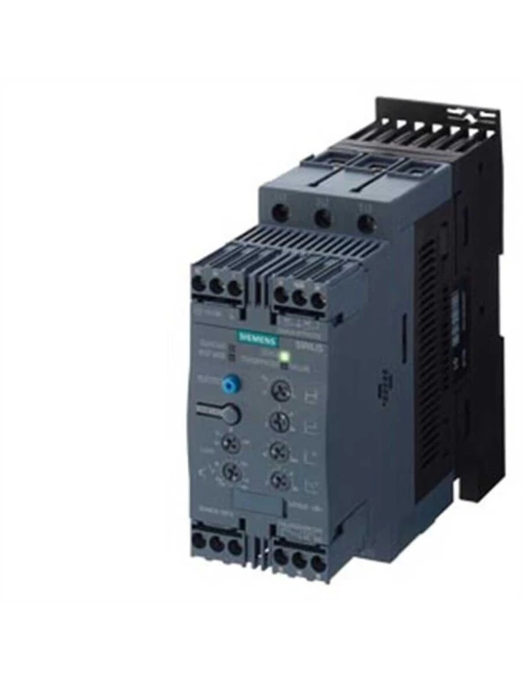 Siemens Sirius Soft Starter 3RW4036-1BB14 22kW 45A 110-230V AC/DC 200-480V Vida Bağlantılı Class 10/20 ürün görseli 1