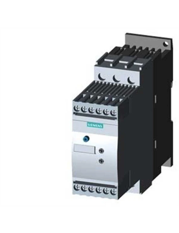 Siemens Sirius Soft Starter 3RW3028-1BB14 18,5kW 38A 110-230V AC/DC 200-480V Vida Bağlantılı Class 10 ürün görseli 1