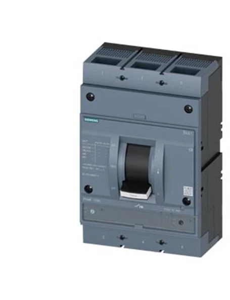 Siemens Sentron 3VA1580-5EF32-0AA0 Termik Manyetik Şalter 800A 3 Kutuplu 55kA TM240 Termik Ayar 560-800A Manyetik Ayar 4000-8000A ürün görseli 1
