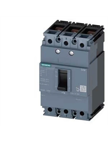 Siemens Sentron 3VM1050-3ED32-0AA0 Termik Manyetik Şalter 50A 3 Kutuplu 25kA TM210 Termik Ayar 50A Manyetik Ayar 500A ürün görseli 1