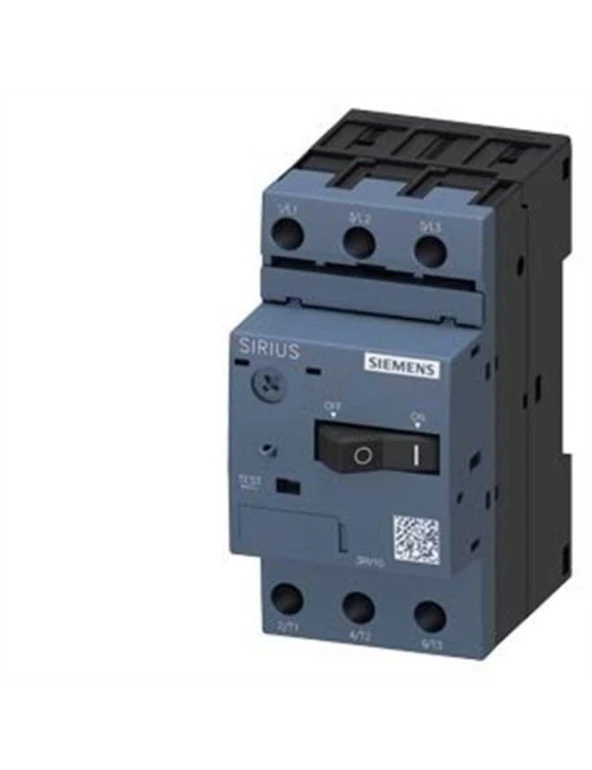 Siemens 3RV1011-0DA10 0,22-0,33A S00 Boy Motor Koruma Şalteri Tepki Akımı 4,2A Vida Bağlantılı 100kA ürün görseli 1