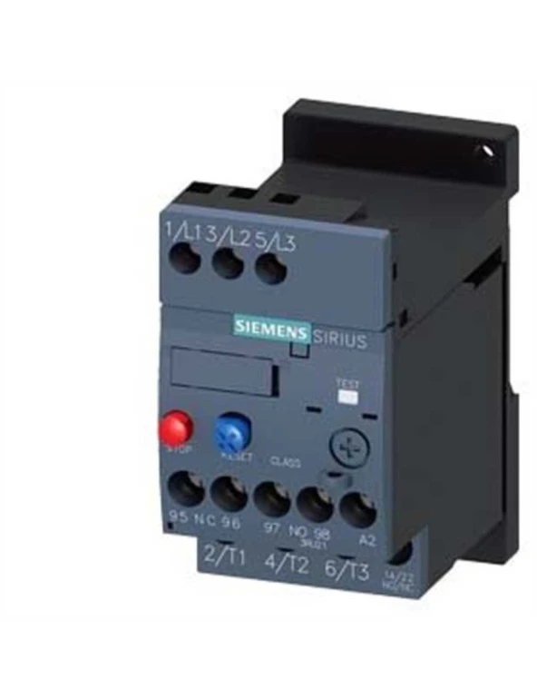Siemens 3RU2116-1FB1 3Ru2 Sirius Termik Röle Faz Korumalı 1No 1Nc Yardımcı Kontaklı 3.5-5A Boy S00 Raya Montaj ürün görseli 1