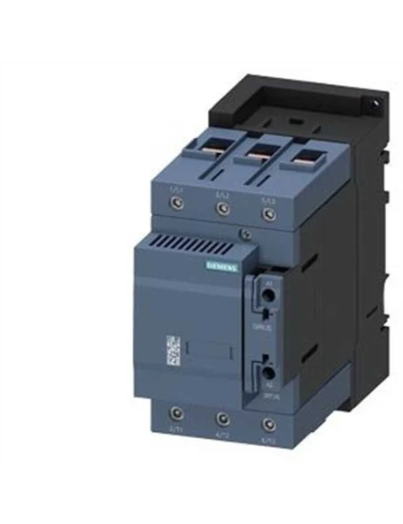 Siemens 3RT2646-1AP03 Kondansatör Kontaktörü 100kVAr 230VAC Bobin Gerilimi 400V Şebeke Gerilimi 1NO+1NC Vida Bağlantılı S2 Boy 3 Kutuplu AC-6b ürün görseli 1