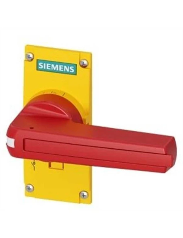 Siemens 3Kd9301 2 3Kd Tipi Sigortasız Yük Kesici Aksesuarları Tahrik Kolu Standart Tip Sarı Kırmızı Boy ürün görseli 1