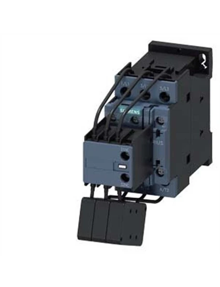 Siemens 3RT2627-1AP05 Kondansatör Kontaktörü 25kVAr 230VAC Bobin Gerilimi 400V Şebeke Gerilimi 1NO+2NC Vida Bağlantılı S0 Boy 3 Kutuplu AC-6b ürün görseli 1