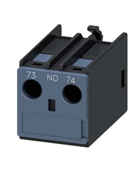 Siemens 3RH2911-1AA10 3RT2 ve 3RH2 Kontaktörleri̇ İçin Yardımcı Kontak Bloğu 1NO Ön Taraftan Montaj Vidalı ürün görseli 1