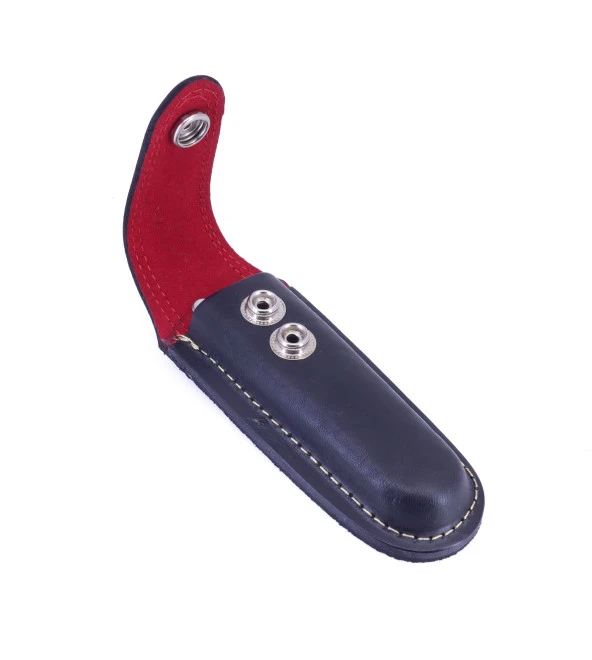 Deri Çakı Kılıfı - Siyah 13 cm - Resim 5