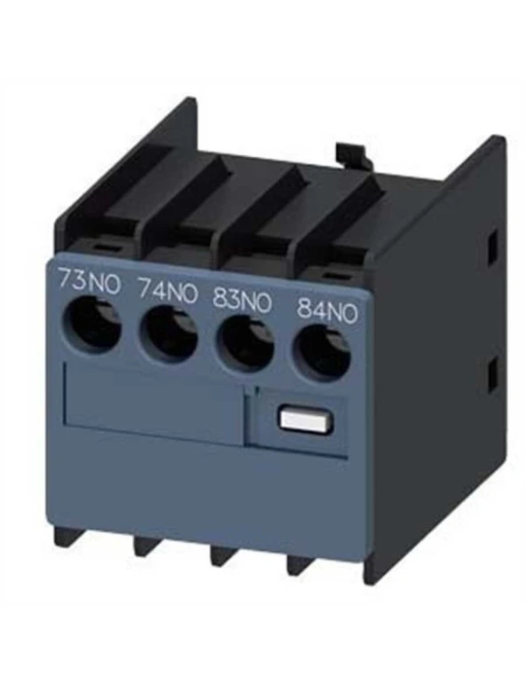 Siemens 3RH2911-1LA20 3RT2 ve 3RH2 Kontaktörleri̇ İçin Yardımcı Kontak Bloğu 2NO Ön Taraftan Montaj Vidalı Üstten Kablo Girişi ürün görseli 1