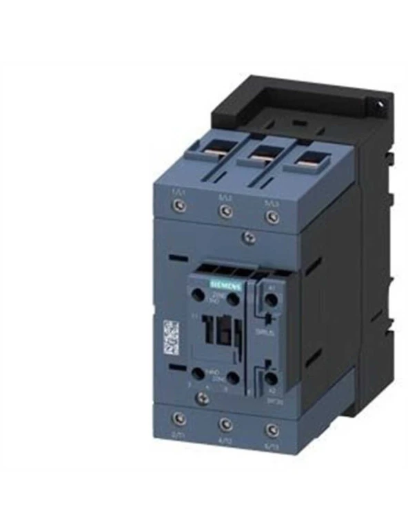 Siemens Sirius Kontaktör 3RT2047-1AP00 55kW 110A 230VAC 1NO+1NC Vida Bağlantılı S3 Boy 3 Kutuplu AC-3E/AC3 ürün görseli 1