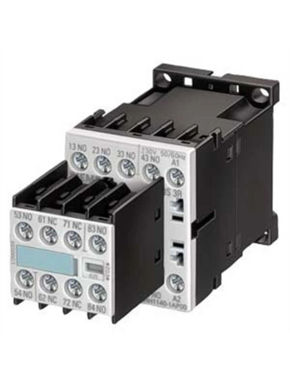 Siemens 3RH1140-1AP00 230VAC 2NO Boy S00 Yardımcı Konaktör Vida Bağlantılı Muadili 3RH2140-1AP00 ürün görseli 1
