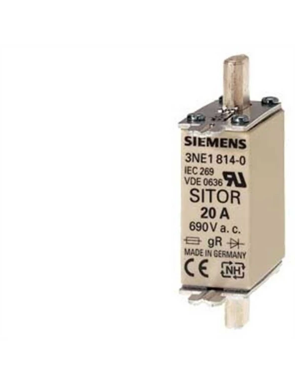 Siemens 3Ne1817 0 Sıtor Sigorta 690V Ac Gr Gs 50A Boy 000 ürün görseli 1