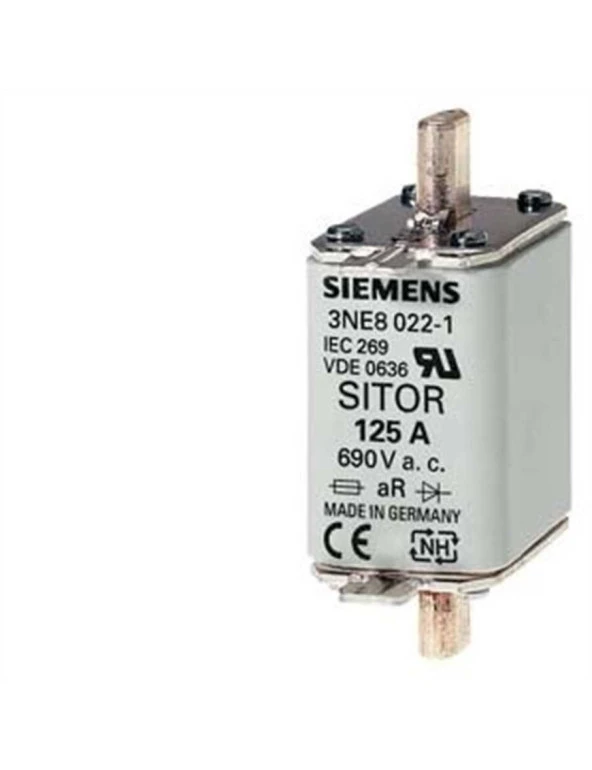 Siemens 3Ne1022 0 Sıtor Sigorta 690V Ac Gr Gs 125A Boy 00 ürün görseli 1