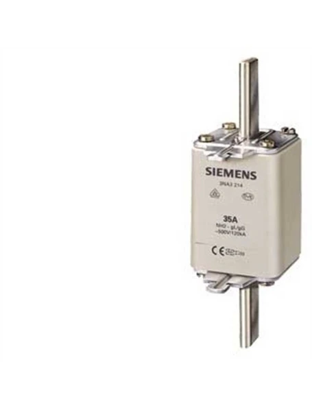 Siemens 3Na3250 Steatit Seramik Gövdeli Nh Bıçaklı Sigorta Buşonu 300A Boy 2 Genişlik 57 8Mm ürün görseli 1