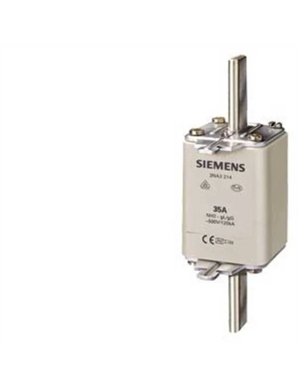 Siemens 3Na3260 Steatit Seramik Gövdeli Nh Bıçaklı Sigorta Buşonu 400A Boy 2 Genişlik 57 8Mm ürün görseli 1