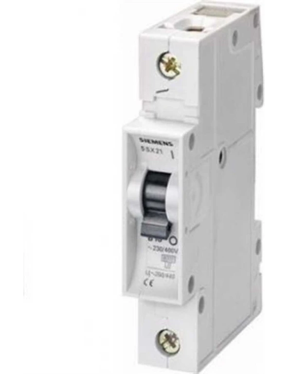 SIEMENS 5SX2103-7 3A 1 Fazlı Otomat Anahtarlı Otomatik Sigorta 6 kA C Tipi Yavaş Karakterli T55 230/400V ürün görseli 1