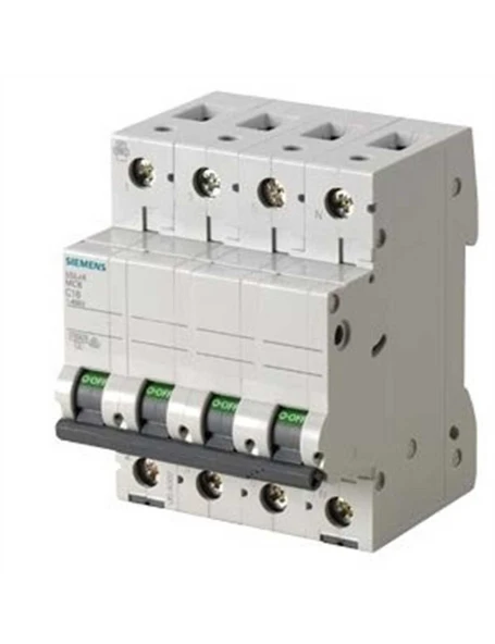 Siemens 5SL4610-7 | 3 Faz+N 10A C Tipi 10kA Otomatik Sigorta ürün görseli 1