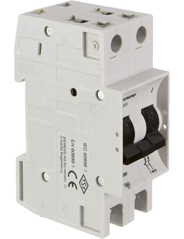 Siemens 5SQ2570-2YA02 C Tipi 1 Faz+N 2A 230V 3kA Yavaş Karakterli Otomatik Sigorta ürün görseli 1