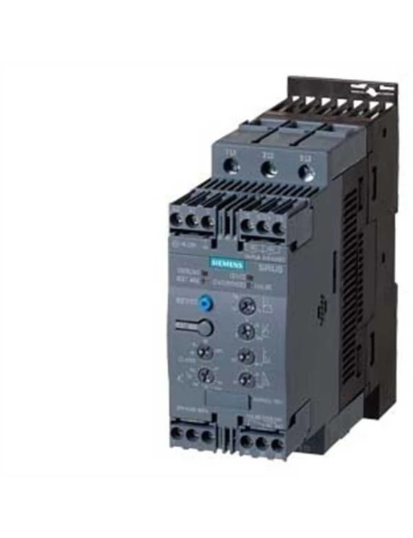 Siemens Sirius Soft Starter 3RW4038-1BB14 37kW 72A 110-230V AC/DC 200-480V Vida Bağlantılı Class 10/20 ürün görseli 1