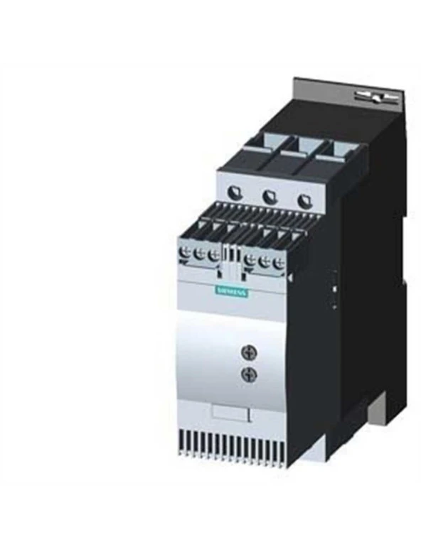 Siemens Sirius Soft Starter 3RW3038-1BB14 37kW 72A 110-230V AC/DC 200-480V Vida Bağlantılı Class 10 ürün görseli 1