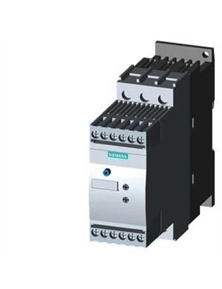 Siemens Sirius Soft Starter 3RW3026-1BB14 11kW 25A 110-230V AC/DC 200-480V Vida Bağlantılı Class 10 ürün görseli 1