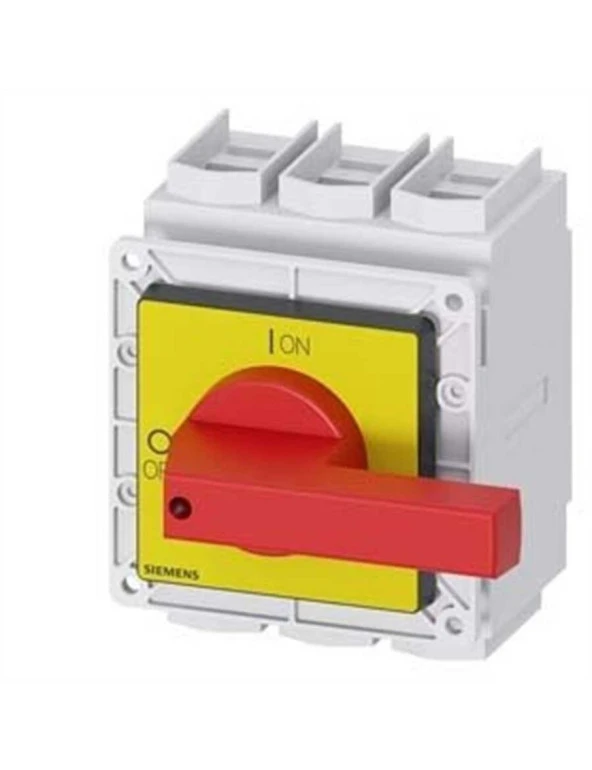 Siemens 3LD2305-0TK13 Acil Stop Şalterleri Önden Tespitli Tahrik Kolu Sarı Kırmızı A160 75 Kw ürün görseli 1