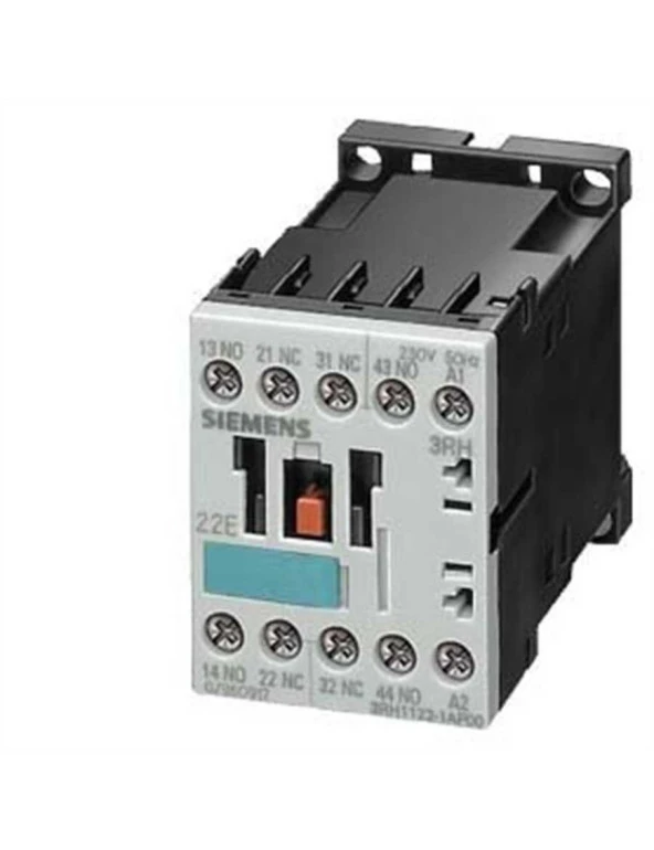 Siemens 3RH1131-1BM40 220VDC 3NO+1NC Boy S00 Yardımcı Konaktör Vida Bağlantılı Muadili 3RH2131-1BM40 ürün görseli 1