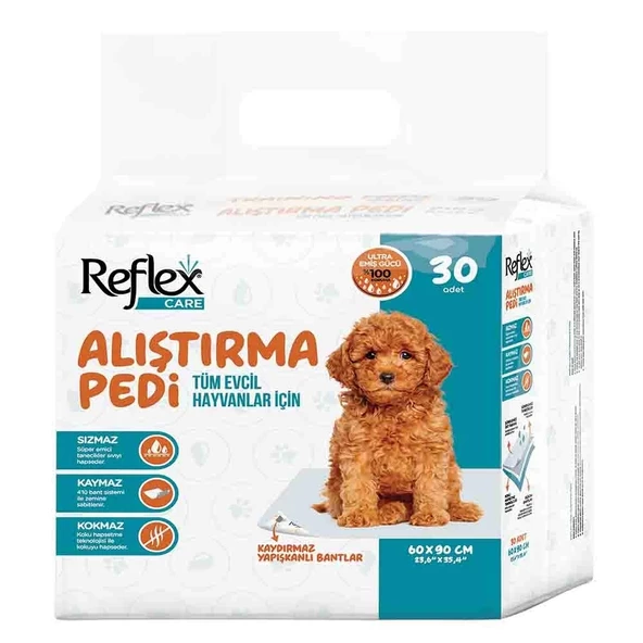 Reflex Care Köpek Alıştırma Eğitim Pedi 60x90cm 30'Lu ürün görseli 1