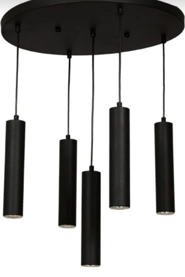 MYLİGHTS  BEŞLİ LED AVİZE  GU 10 DUYLU LED AMPUL GÜNIŞIĞI ÜRÜN IÇINDE CIKMAKTADIR ürün görseli 1