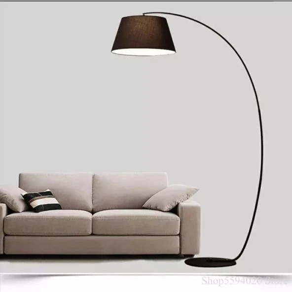 Mylights Retro Rustik Lambader Köeşe Lambası Mat Siyah Siyah Baş ürün görseli 1