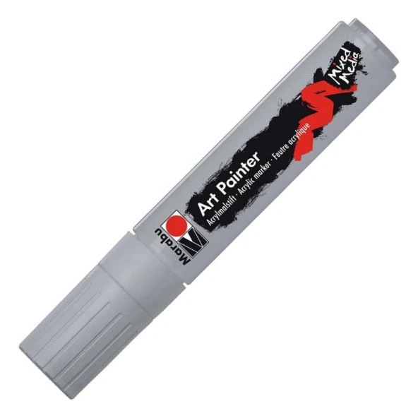 Marabu Art Painter Akrilik Marker 15 mm Metallic Silver ürün görseli 1