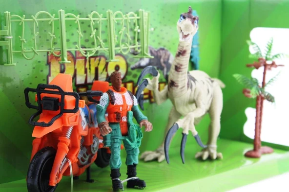 Dinozor Avcısı Motorlu  Oyun Seti - Resim 2