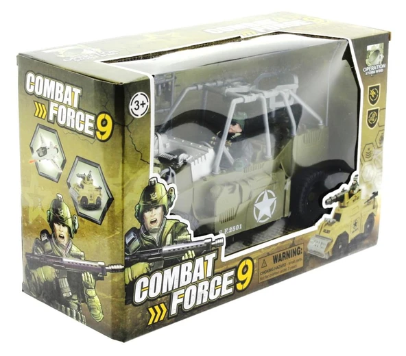 Combat Force Figür ve Askeri Buggy - Resim 3