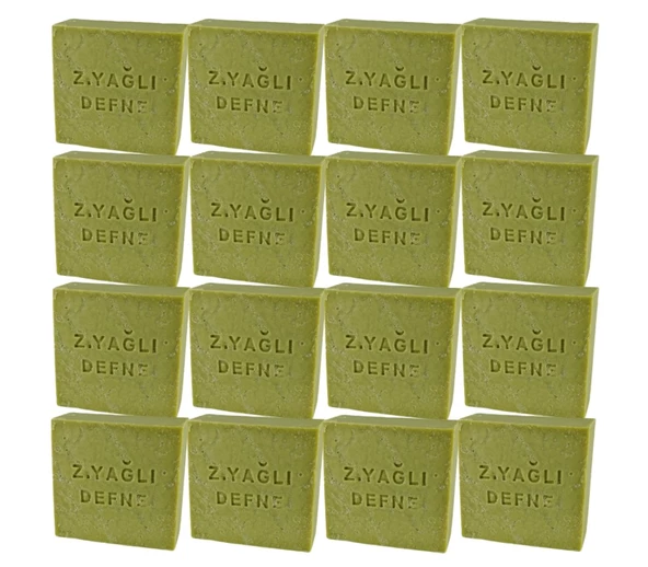 Zeytin Yaprağı Ve Defne Yaprağı Yağlı Doğal Üretim Sabun 16 Adet ürün görseli 1