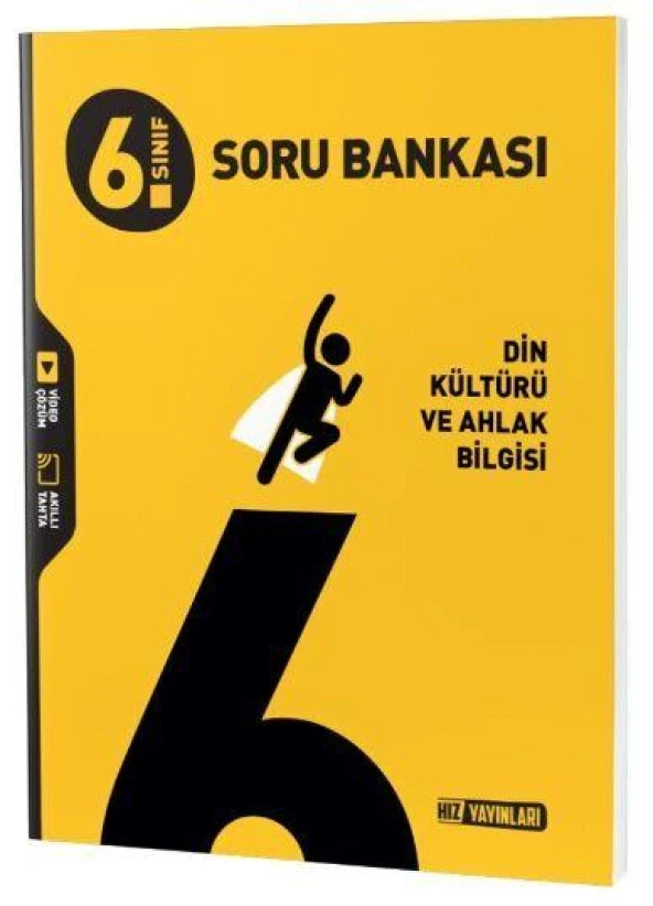 6.Sınıf Din Kültürü ve Ahlak bilgisi Soru Bankası Hız Yayınları ürün görseli 1