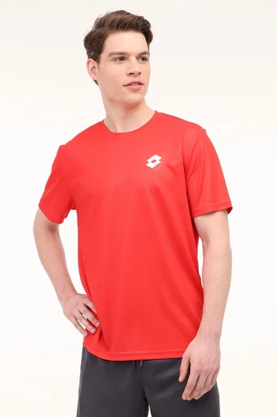 Lotto M-BILLY TEE 4FX 101930087 Erkek Tişört Kırmızı S-XXL ürün görseli 1