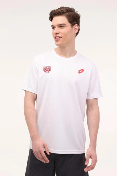 Lotto M-ALLY TEE 4FX 101930084 Erkek Tişört Beyaz S-XXL ürün görseli 1