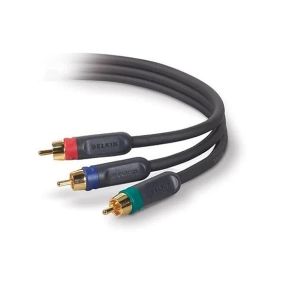 Belkin 3 RCA Erkek TO RCA Erkek Görüntü Video AV Ses Kablo 1M ürün görseli 1