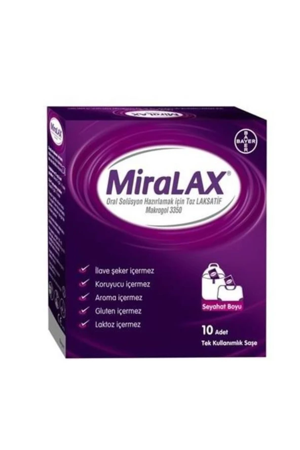 Miralax 10 Saşe ürün görseli 1