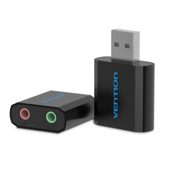 Vention 2.1 USB Ses Kartı Siyah - Resim 2
